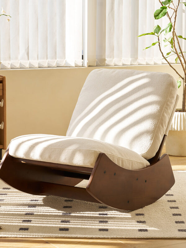 Walker Edison | Modern Glider Rocking Solid Wood Chair