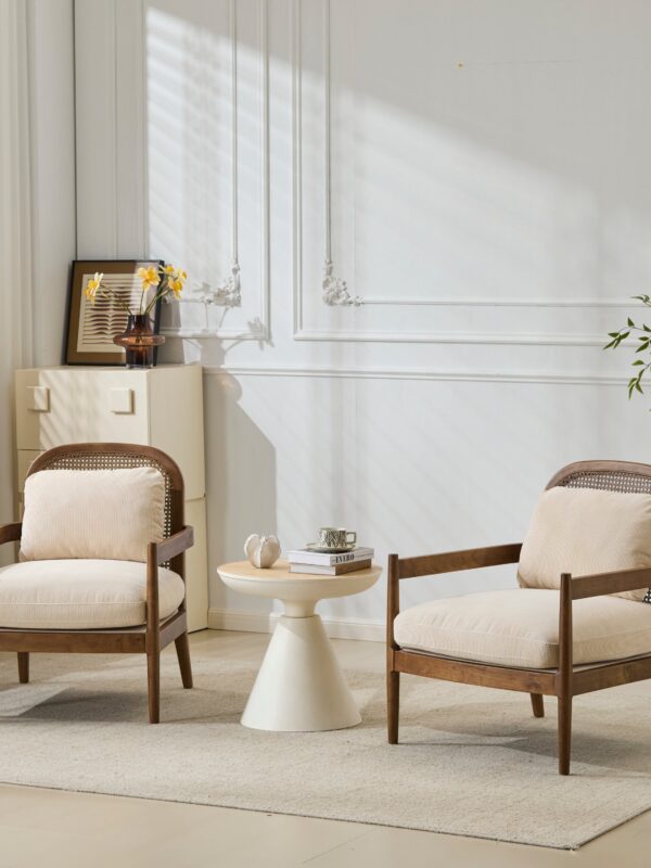 Walker Edison | Set of 2 Mid-Century Modern Accent Chairs