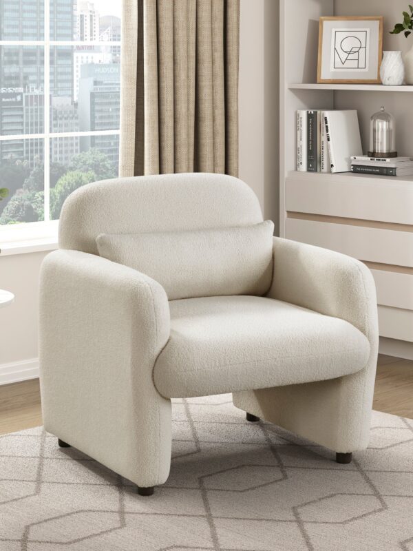 Walker Edison | Contemporary Boucle Accent Chair