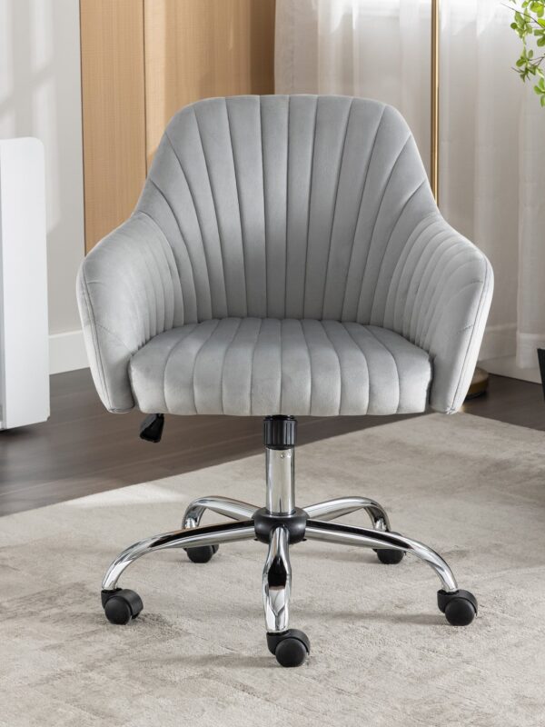 Walker Edison | Velvet Modern Home Office Desk Chair