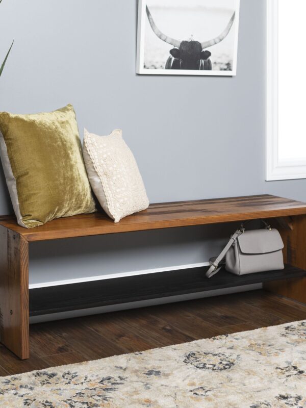 Alpine Rustic 58" Entry Bench