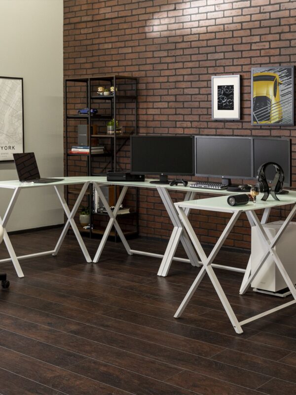 X Frame Command Center Gaming Desk Station