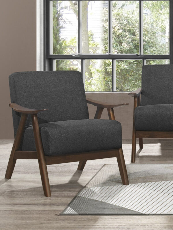 Walker Edison | Elevated Traditional Upholstered Accent Chair