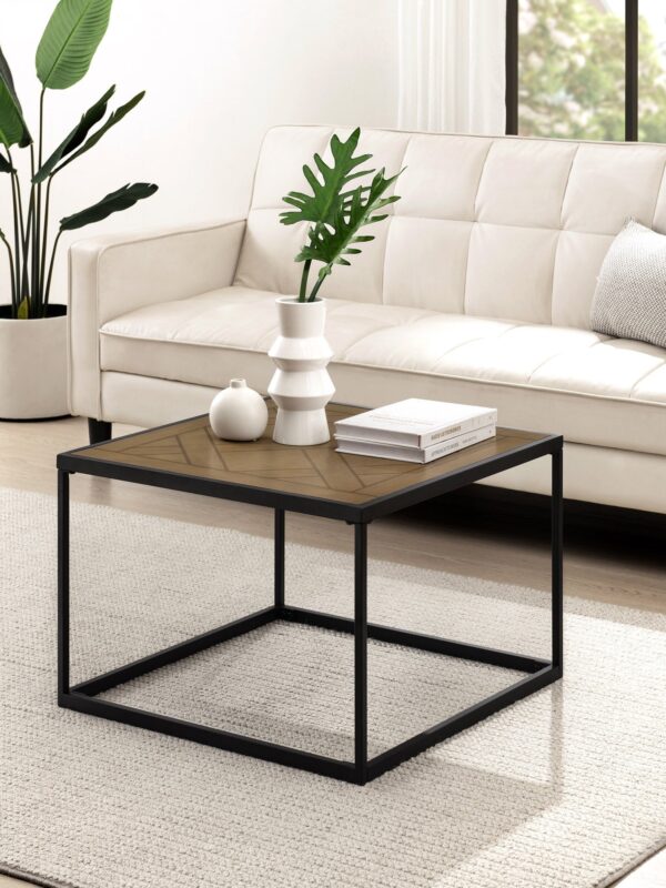 Parquet 25" Square Coffee Table