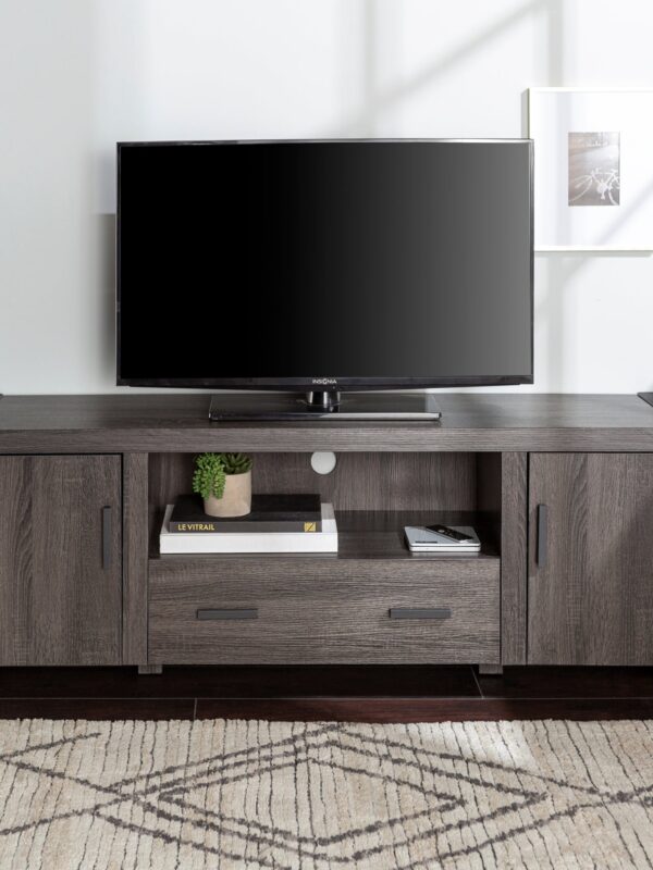 Urban Blend Industrial Wood TV Stand