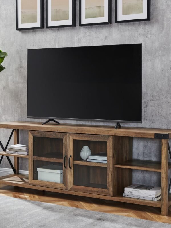 Metal X TV Stand