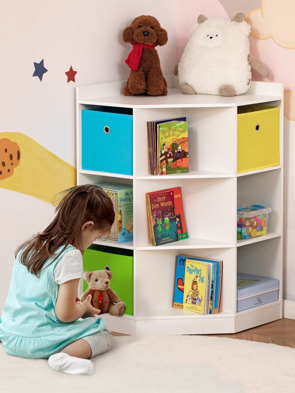 Walker Edison | Kids Corner Cubby Storage Cabinet