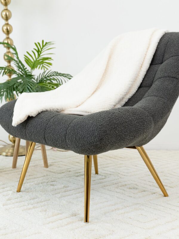 Walker Edison | Aubrey French Boucle Lounge Chair