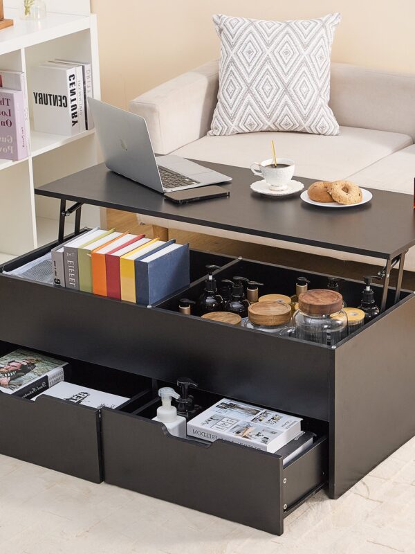 Walker Edison | Lift-Top Coffee Table with Storage
