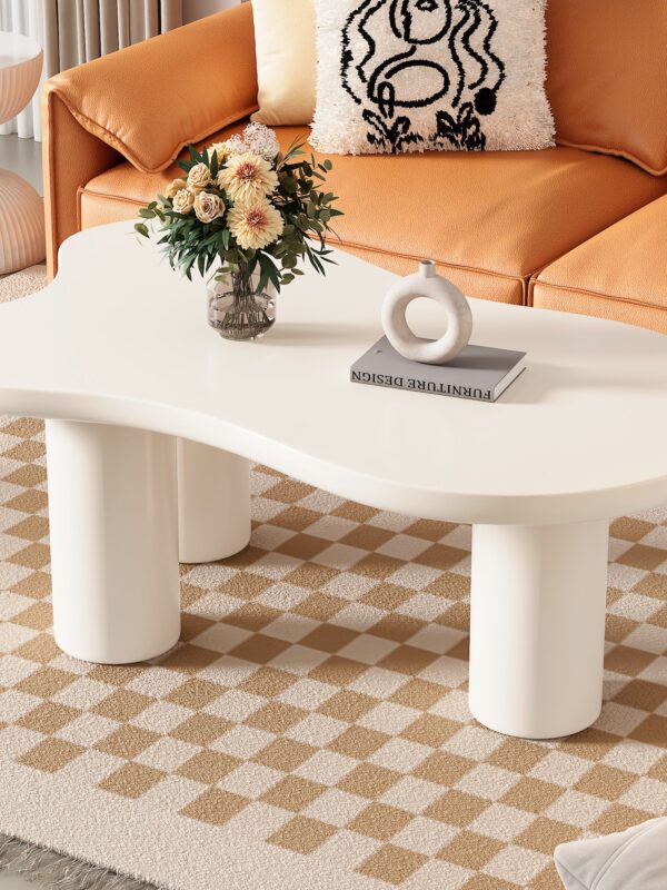 Walker Edison | Sleek Cloud-shape Design Coffee Table
