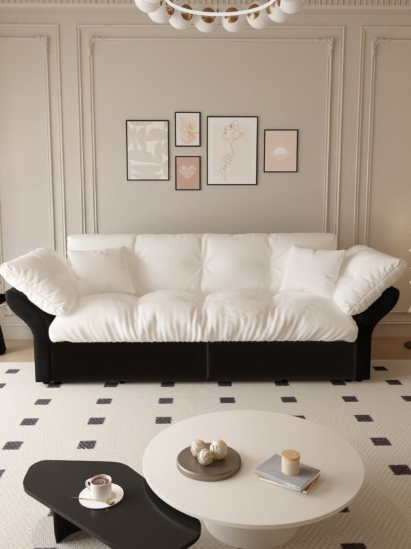 Walker Edison | 3-in-1 Convertible Queen Pull Out Sofa Bed
